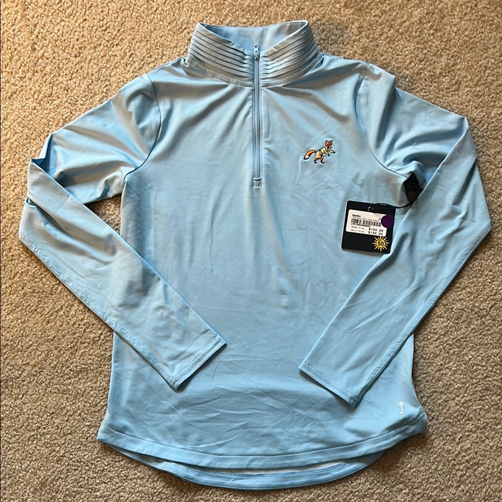 Belyn Key Light Blue Swim Top